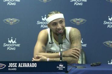 Jose Alvarado interview | Pelicans Media Day 2024