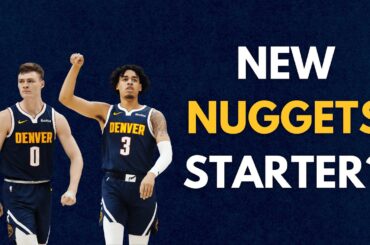 Who starts at shooting guard for the Denver Nuggets?