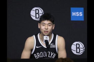 Yongxi 'Jacky' Cui Brooklyn Nets Media Day Interview