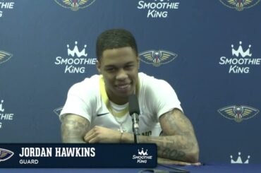 Jordan Hawkins interview | Pelicans Media Day 2024