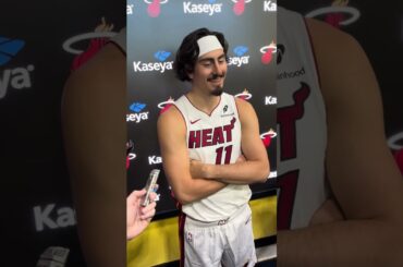 Jaime Jaquez Jr on Miami Heat Media Day 2024