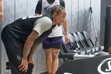 First look of DeMar DeRozan in action as Kings training camp opens in Sacramento