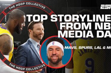 FULL REACTION to 2024 NBA Media Day: Bronny James, Klay, Wemby, KAT & more | The Hoop Collective