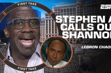 LeBron CHAOS? 😦 Stephen A. CALLS OUT Shannon Sharpe during HEATED Lakers debate 🔥 | First Take