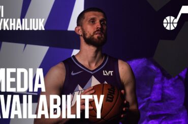 SVI MYKHAILIUK 2024/25 Media Day Availability 🎙️ | UTAH JAZZ