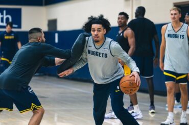 Julian Strawther Post Practice Media 9/30 🎙 | Denver Nuggets Training Camp