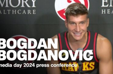 Bogdan Bogdanovic Conference | Atlanta Hawks Media Day 2024