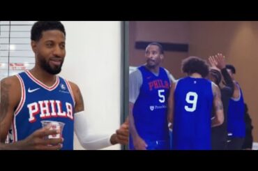 Philadelphia 76ers Training Camp Fun And Also Does The Droplet Challenge!!