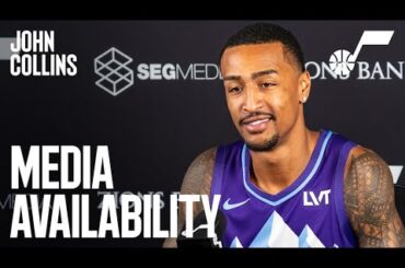 JOHN COLLINS 2024/25 Media Day Availability 🎙️ | UTAH JAZZ