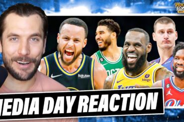 NBA Media Day Reaction: Warriors new look, Lakers SKY-HIGH vibes, Nuggets & Russ fit | Hoops Tonight