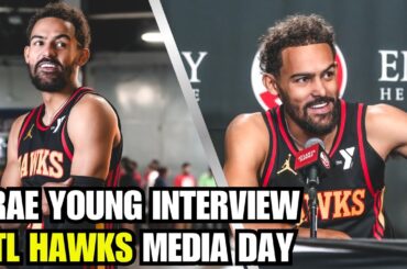 Trae Young Interview During Atlanta Hawks Media Day