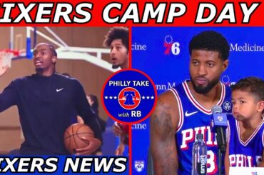 Paul George SURPRISES Nick Nurse! | Tyrese Maxey Makes A STATEMENT! | Sixers Training Camp Day 2