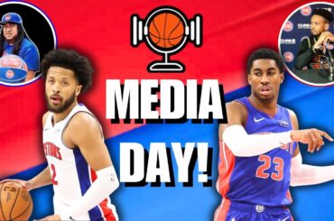 Detroit Pistons Insider Eric Vincent Spills ALL on Media Day!