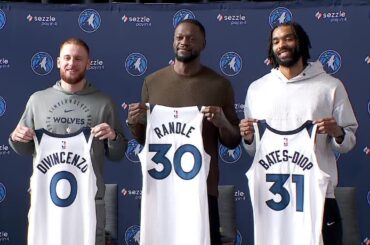 LIVE | Timberwolves new player press conference