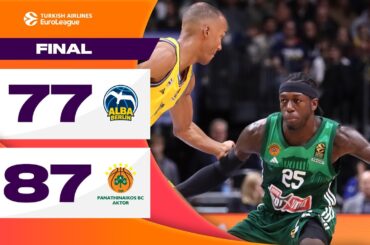 STRONG DEFENSE | Panathinaikos - ALBA Berlin | HIGHLIGHTS R1 24-25 Turkish Airlines EuroLeague