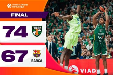 Thunder in Kaunas | Zalgiris Kaunas - FC Barcelona | HIGHLIGHTS R1 24-25 Turkish Airlines EuroLeague