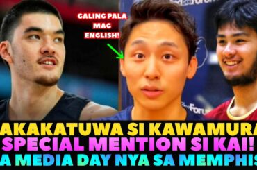 NABANGGIT NI YUKI SI KAI SOTTO! sa MEMPHIS MEDIA DAY!! MAGALING PALA MAG ENGLISH SI YUKI!