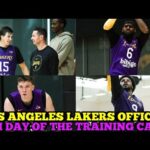 LOS ANGELES LAKERS OFFICIAL 4TH DAY OF THE 2024 NBA TRAINING CAMP | LAKERS UPDATES