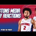 Detroit Pistons Media Day Reactions With Eric Vincent