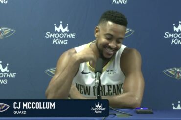 CJ McCollum interview | Pelicans Media Day 2024