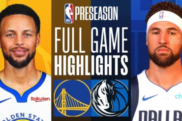 WARRIORS vs MAVERICKS FULL GAME HIGHLIGHTS | October 4, 2024 | 2024 NBA Pre Season Highlights 2K25