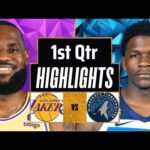 Los Angeles Lakers vs. Minnesota Timberwolves Full Highlights 1st QTR | Oct 4 | 2024 NBA Preseason