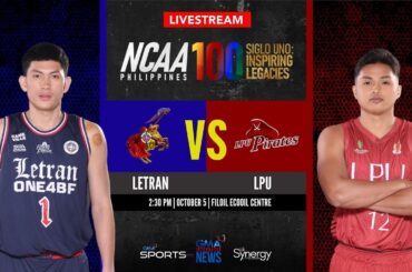 Letran vs LPU (Men’s Basketball) | NCAA Season 100