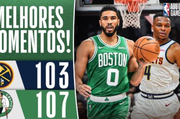 Celtics vencem Nuggets DE VIRADA na pré-temporada da NBA; Westbrook estreia bem I MELHORES MOMENTOS