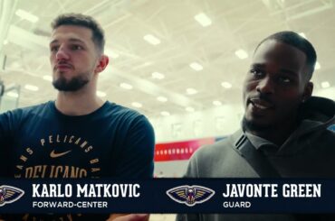 Karlo Markovic & Javonte Green joint interview | Pelicans Training Camp 2024