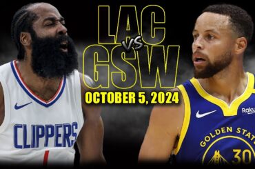 Golden State Warriors vs Los Angeles Clippers Full Game Highlights - October 5, 2024 |NBA Pre-Season