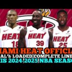 MIAMI HEAT OFFICIAL & FINAL LOADED COMPLETE LINE UP THIS 2025 NBA SEASON | HEAT UPDATES