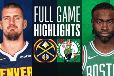 NUGGETS vs CELTICS | NBA ABU DHABI GAMES | FULL GAME HIGHLIGHTS | October 6, 2024