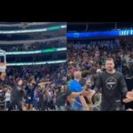 Luka Dončić Knocks Down A Full Court Shot During Dallas Mavericks Fan Jam!!