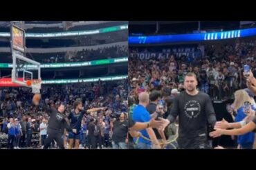 Luka Dončić Knocks Down A Full Court Shot During Dallas Mavericks Fan Jam!!