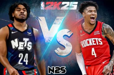 Jalen Green vs. Cam Thomas: Young Stars Face Off in 2K25 Rockets vs Nets