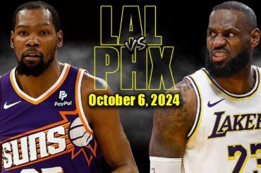 Los Angeles vs Phoenix Suns Full Game Highlights - October 6, 2024 | NBA Pre- Season