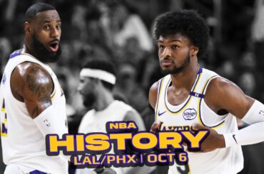 Los Angeles Lakers vs Phoenix Suns Full Breakdown| Bronny x Bron! | Oct 6, 2024