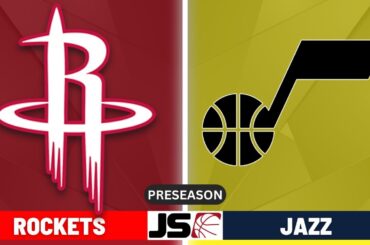 Houston Rockets vs Utah Jazz | NBA Preseason Live Scoreboard 2024