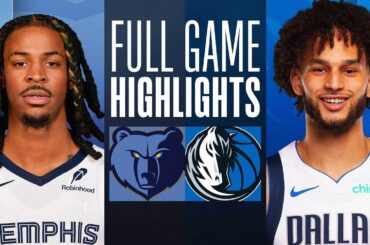 GRIZZLIES at MAVERICKS | NBA PRESEASON FULL GAME HIGHLIGHTS | October 7, 2024