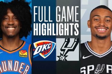 THUNDER at SPURS | NBA PRESEASON FULL GAME HIGHLIGHTS | October 7, 2024