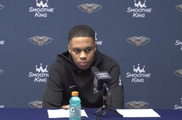 Jordan Hawkins on having the green light, Zion Williamson | Pelicans-Magic Preseason Postgame