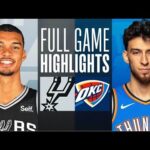 San Antonio Spurs vs. Oklahoma City Thunder FULL GAME Highlights | Oct 7 | 2024 NBA Preseason