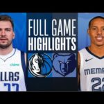 Dallas Mavericks vs. Memphis Grizzlies Full Game Highlights - Oct 7 | NBA Pre-Season Highlights 2024