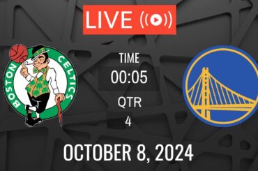 NBA LIVE! Boston Celtics vs Golden State Warriors NBA PRE SEASON  I October 8, NBA 2K25