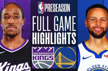 WARRIORS vs KINGS FULL GAME HIGHLIGHTS | October 8, 2024 | 2024 NBA Pre Season Highlights 2K25