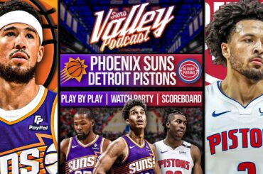 Phoenix Suns vs Detroit Pistons | LIVE Reaction | Scoreboard | Play By Play | Postgame Show