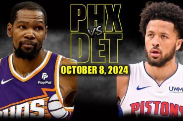 Phoenix Suns vs Detroit Pistons Full Game Highlights - October 8, 2024 | 2024-25 NBA Pre Season