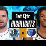 Dallas Mavericks vs. Memphis Grizzlies 1st QTR - P2 Highlights | Oct 7 | 2024 NBA Preseason