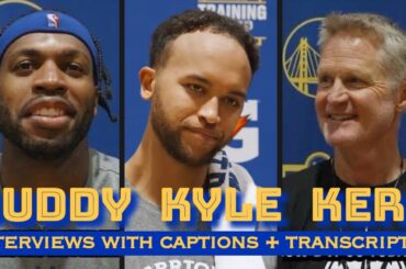 HIELD on stealing Steph Curry’s moves: “You can’t steal. He moves different”; KYLE ANDERSON; KERR