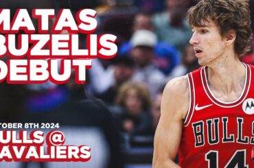 Matas Buzelis Makes Debut | Chicago Bulls @ Cleveland Cavaliers Preseason Recap | October 8th, 2024